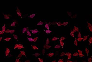 Koyu pembe vektör el boyaması desen.