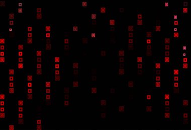 Çemberleri, kareleri olan koyu kırmızı vektör arkaplanı.