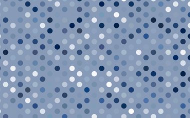 Noktalı vektör arkaplanı. Renkli soyut çemberler kümesi ile resim. 