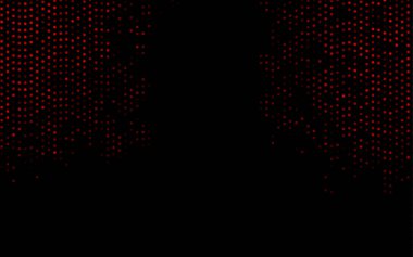 Noktalı siyah vektör arkaplanı. Soyut çemberlerin oluşturduğu bir resim. 