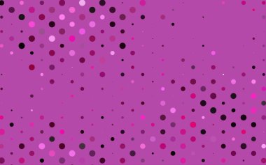 Noktalı vektör arkaplanı. Renkli soyut çemberler kümesi ile resim. 