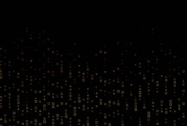 Açık sarı, dikdörtgenli turuncu vektör düzeni, kareler.