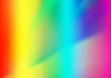 Parlak renkli arkaplan ve gradyan. Soyut bulanık şekilli vektör illüstrasyonu. 