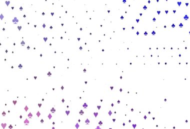 Poker sembollü hafif Mor vektör şablonu.