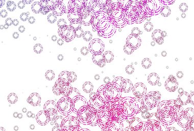 Çember şekilli Açık Pembe vektör düzeni.