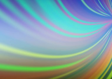 Parlak renkli arkaplan ve gradyan. Soyut bulanık şekilli vektör illüstrasyonu. 