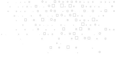 Açık Gümüş, diskleri ve dikdörtgenleri olan gri vektör dokusu.