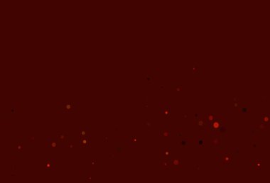 Disklerle Açık Turuncu vektör dokusu.