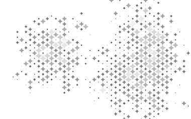 Konfetilerin geometrik şekilleri beyaz arkaplanda parlak ton renkleriyle