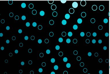 Disklerle koyu mavi vektör dokusu.