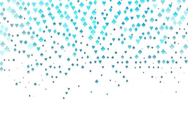 Oyun kartlarıyla hafif BLUE vektör dokusu.