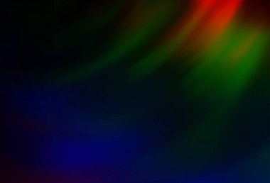 Koyu Çokrenkli, Gökkuşağı vektörü parlak şablonu bulanıklaştırdı.