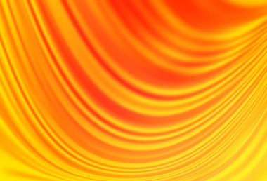 Açık Sarı, kabarcık şekilli turuncu vektör arkaplanı.