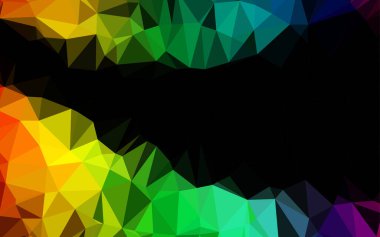 çokgen biçiminde soyut vektör deseni 