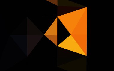 Çemberli çokgen biçiminde koyu kırmızı vektör deseni.