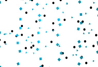 Çemberler, çizgiler, dikdörtgenler ile hafif BLUE vektör düzeni.