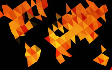 çokgen biçiminde soyut vektör deseni 