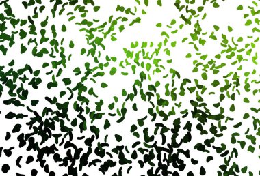 Karmaşık şekilli açık yeşil vektör deseni.