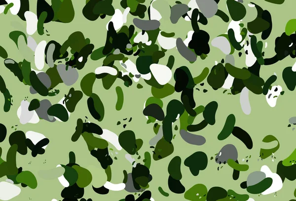 Textura Vectorial Verde Claro Con Formas Aleatorias — Vector de stock