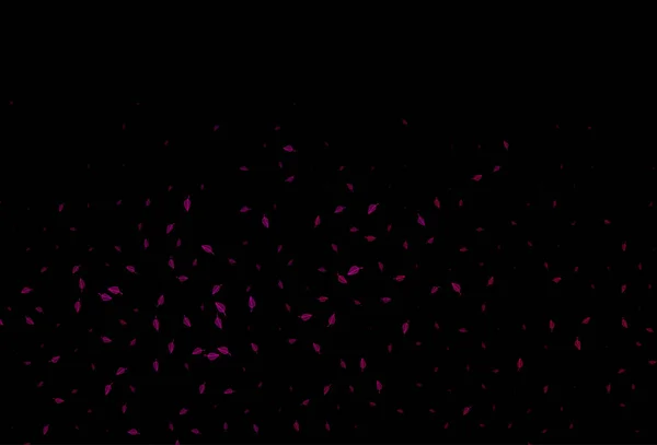 Σκούρο Ροζ Διάνυσμα Doodle Φόντο — Διανυσματικό Αρχείο