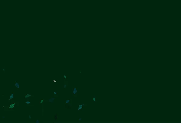 Bleu Clair Fond Croquis Vectoriel Vert — Image vectorielle