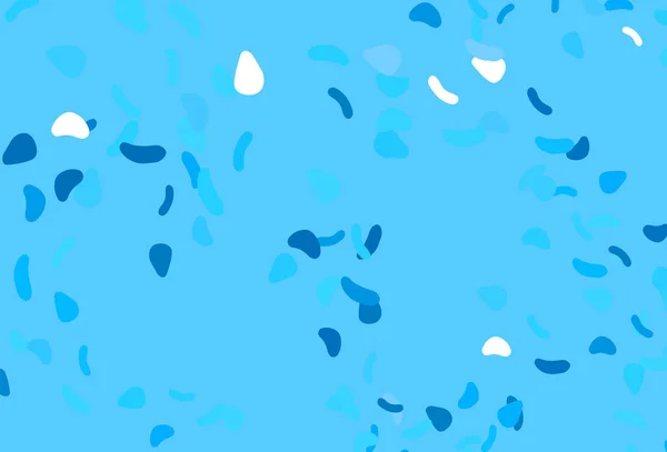Modèle Vectoriel Bleu Clair Avec Des Formes Chaotiques — Image vectorielle