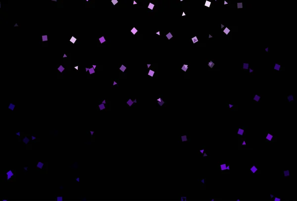 Textura Vectorial Morada Oscura Estilo Polivinílico Con Círculos Cubos — Vector de stock