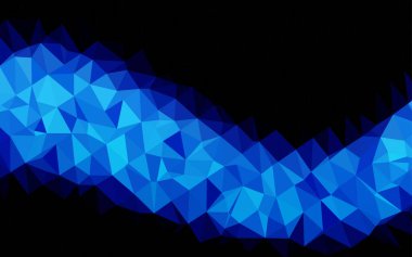 çokgen biçiminde soyut vektör deseni 