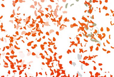 Memphis şekilli hafif turuncu vektör şablonu.