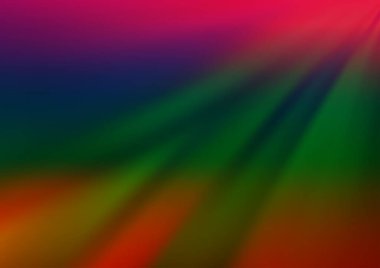 Parlak renkli arkaplan ve gradyan. Soyut bulanık şekilli vektör illüstrasyonu. 