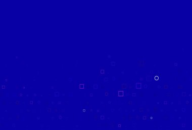 Açık Pembe, dairesel ve dikdörtgenli Mavi vektör arkaplanı.