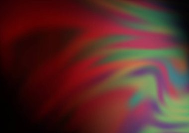 Parlak renkli arkaplan ve gradyan. Soyut bulanık şekilli vektör illüstrasyonu. 