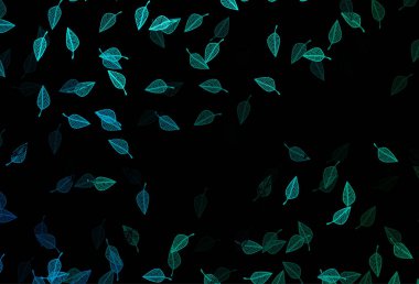 Koyu mavi, yeşil vektör karalama arkaplanı.