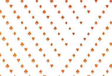 Kumar sembolleriyle Açık Turuncu vektör kapağı.