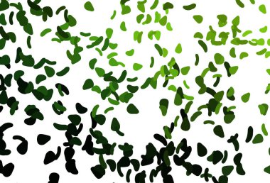 Açık Yeşil, Memphis şekilli sarı vektör şablonu.