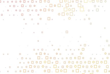 Açık Sarı, noktalı turuncu vektör arkaplanı, küpler.