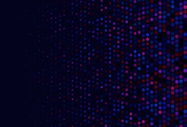 Koyu mavi, küreli kırmızı vektör deseni.