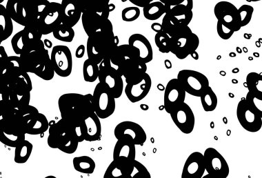 Dairesel siyah ve beyaz vektör şablonu.