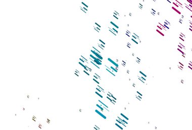 Açık Çokrenkli, tekrarlanan çubuklu Gökkuşağı vektör şablonu.