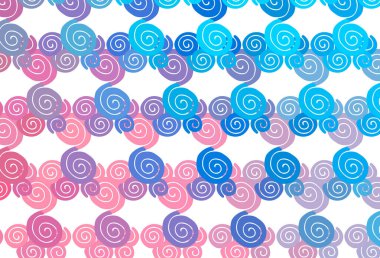 Açık Mavi, kabarcık şekilli kırmızı vektör şablonu.