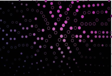 Koyu Mor, noktalı pembe vektör arkaplanı.