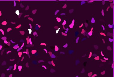 Rastgele biçimlerde açık pembe vektör dokusu.