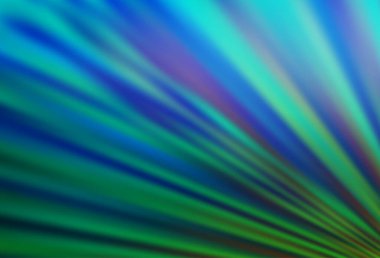 Açık Mavi, düz çizgileri olan yeşil vektör düzeni.