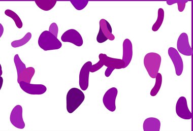 Memphis şekilli hafif Mor vektör şablonu.