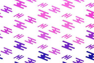 Açık Pembe, düz çizgileri olan Mavi vektör arkaplanı.