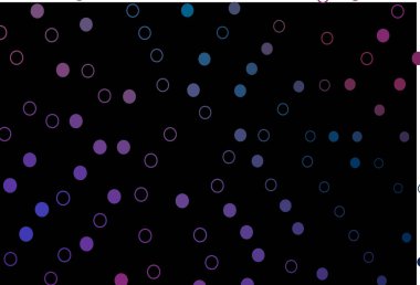 Koyu mavi, disklerle kırmızı vektör dokusu.