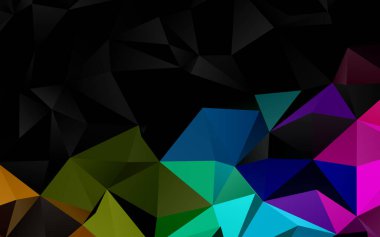 Renkli soyut çizim ve gradyan. Yepyeni tasarım 