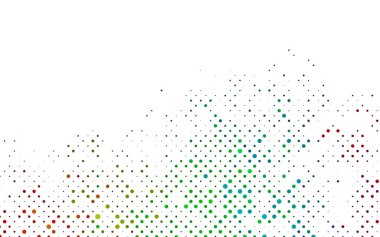 Renkli soyut çizim ve gradyan. Yepyeni tasarım 