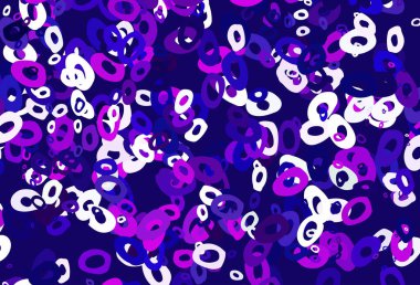 Açık Pembe, daire şekilli Mavi vektör düzeni.