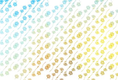 Açık Mavi, Sarı vektör çizim dokusu.